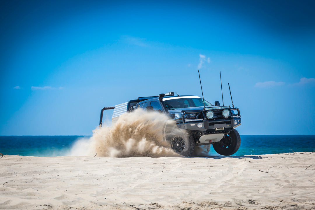 Ford Ranger 4wd on the beach 